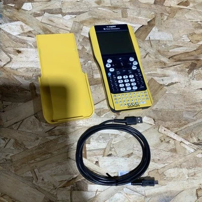 Texas Instruments TI-Nspire CX Graphing Calculator School Property Yellow READ - Image 1 of 4