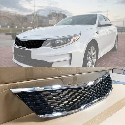 For 2016-2018 Kia Optima Front Upper Grille Chrome Bumper Radiator Mesh Grill Foto 1 de 4