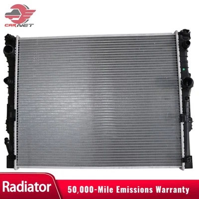 Fits For BMW 530i 540i 740i 2017 2018 2019 17118743663 Aluminum Radiator Foto 1 de 4