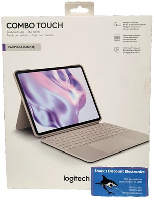 Logitech 920-013280 Combo Touch Keyboard Case for iPad Pro 13-inch (M4 chip) New - Image 1 of 3