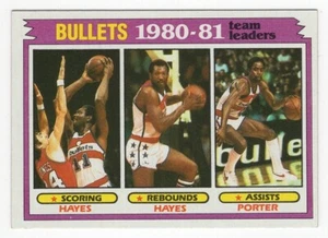 1981-82 Topps NBA #66 Washington Bullets - Elvin Hayes / Kevin Porter - Bild 1 von 1