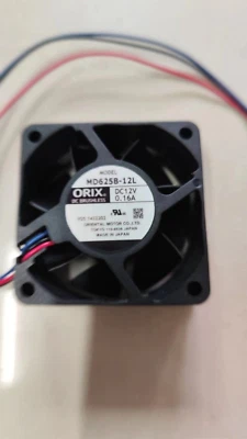 1 pcs  ORIX Fan MD625B-12L DC12V 0.16A 6025 6cm 3-wire  cooling fan - Image 1 of 3