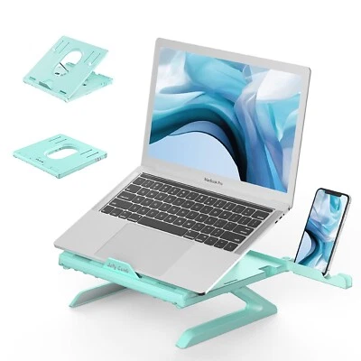 Laptop Stand, Jelly Comb Ergonomic Notebook Riser Desk 9-Level Adjustable with F - Image 1 of 4