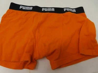 Calzoncillos boxer PUMA para niños talla M ropa interior naranja negro elástico Foto 1 de 3