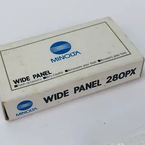 Minolta Wide Panel Auto Electroflash 280PX Camera Flash Cover New in Box NOS - Picture 1 of 5