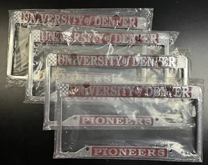 University Of Denver Pioneers License Plate Frame - Picture 1 of 3