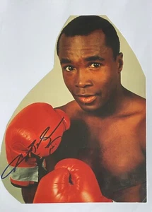 Sugar Ray Leonard American Boxing Legend , Original 10 x 8 Signature Piece - Picture 1 of 1