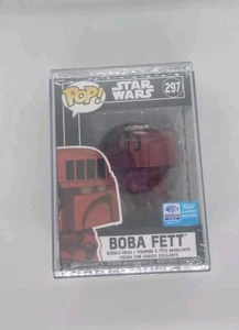 Funko Pop Star Wars 297 Red BOBA FETT Target WonderCon Exclusive HARD STACK CASE - Bild 1 von 6