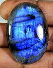 76Cts. Natural Labradorite Blue Oval Cabochon Loose Gemstone 29X41x07 Mm T128