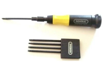 GENERAL Tools 73505 - Speed-Chuck 6 Piece Precision Screwdriver Set - New Sealed - Image 1 of 4