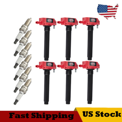 4 Ignition Coils + 4 Iridium Spark Plugs Kit For Jeep Compass / Dodge Dart / Chrysler 2.4L (2014-2022)