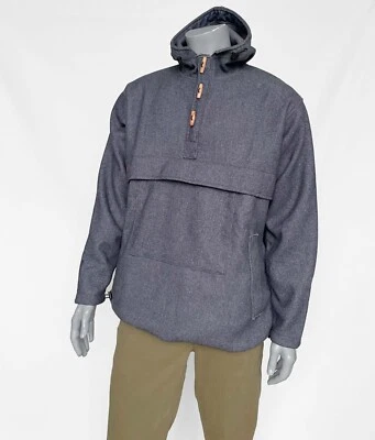 Vintage Military Bushcraft Anorak Smock - Soft Wool - Reworked Garment L XL 2XL - Image 1 of 4