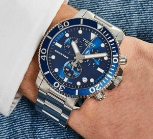 Tissot T-Sport Seastar 1000 Chronograph Diver's Men's Watch T120.417.11.041.00 - Picture 1 of 7