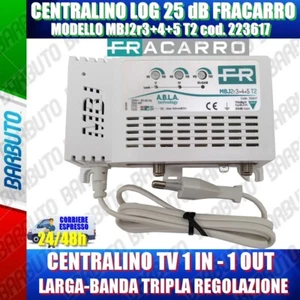 FRACARRO 223617 MBJ EVO CENTRALINO TV 1 INGRESSO LOG 25dB MODELLO MBJ2r3+4+5 T2 - Afbeelding 1 van 4