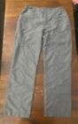 Pacific Trail Pants with Roll Up Cuff Gray Womens Sz XL 34x30 PTS65388 NWT