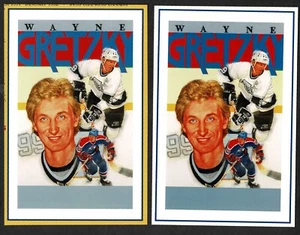 Tarjetas deportivas Allan Kaye's 1991 Wayne Gretzky revista cubierta e inserto 5"X 8"s - Imagen 1 de 3