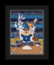 Texas Rangers- Framed Warner Bros. Limited Edition Giclee - At the Plate