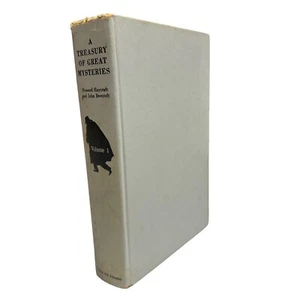Vintage A Treasury of Great Mysteries vol 1 antique book 1957 Haycraft Beecroft - Picture 1 of 4