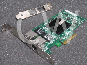 796N2 D33682 Intel PRO/1000 PT Dual-Ports 1Gbps PCI-Ex4 Server Network Adapter - Picture 1 of 3