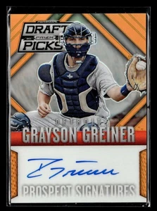 2014 Panini Prizm Draft Picks Grayson Greiner Auto Autograph Orange /60 UX4638 - Picture 1 of 2