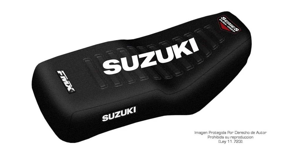 Funda de asiento serie FMX negra para Suzuki GN 125 - ENVÍO GRATUITO INCLUIDO Foto 1 de 1
