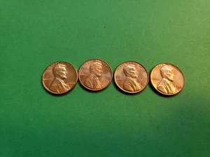 4 Early Red BU 60s & 70s, Some S Mint - Picture 1 of 2