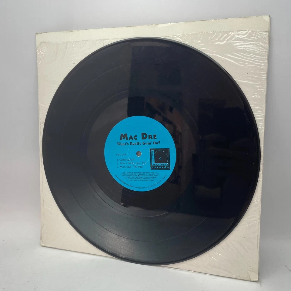 Mac Dre ‎What's Really Going On? Vinyl LP OG US 1992 Edition VG NO COVER HipHop Foto 1 de 2