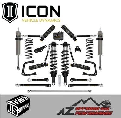 Kit de suspensión ICON 1.25-3" etapa de elevación 12 con tubular para Toyota Land Cruiser '24+ Foto 1 de 4