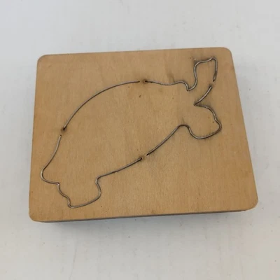 Tortuga #1B Animal Ellison Equipo Educativo Troqueles de Madera Accucut - 6"x5"  Foto 1 de 3