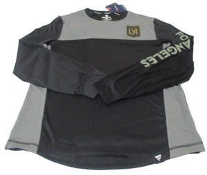 Fanatics Men's MLS Los Angeles Football Club Black Long Sleeve Shirt Size L - Picture 1 of 3