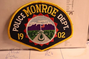 police patch  MONROE POLICE WASHINGTON - Picture 1 of 1