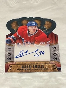 2011-12 Panini Crown Royale Royalty Signatures Alexei Emelin #154 Rookie Auto RC - Picture 1 of 1