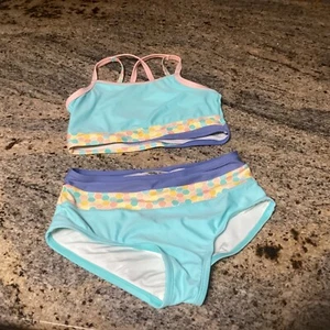 Girls Matilda Jane Dream Chasers Candy Dots Swimsuit Size 10 - Picture 1 of 7