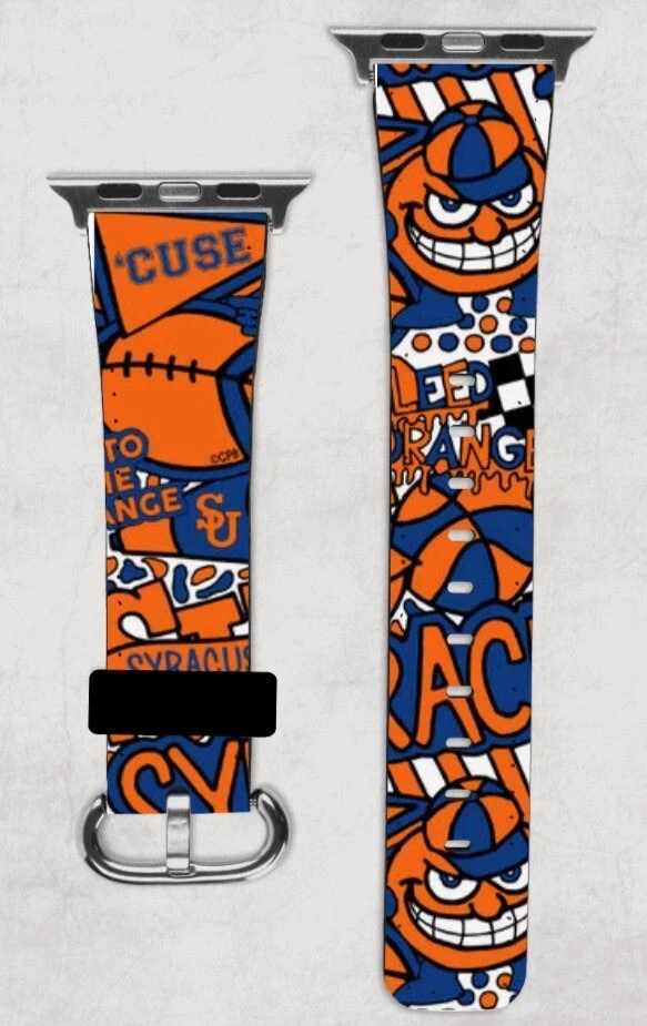 Correa Apple Watch Naranja Siracusa NUEVA 38/40/41 y 42/44/45 NCAA Orangeman Foto 1 de 1