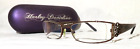 Harley Davidson HD359 eyeglass frame,  52-18-135 Brown eyewear w/ Rhinestones
