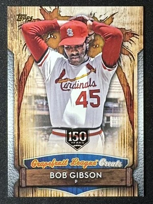 BOB GIBSON 2019 Topps Grapefruit League Greats 150th Anniversary CARDINALS /150 - Image 1 of 2