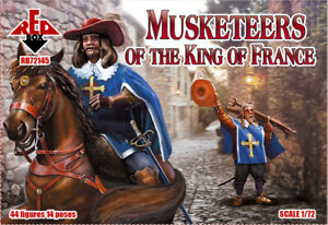Musketeers of the King of France (44 figures 14 poses) 1/72 RedBox 72145