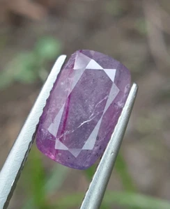 Natürlicher Saphir 3,15 ct schöner Peace aus Kaschmir lila Farbe - Bild 1 von 5