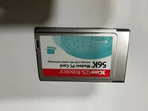 3Com US ROBOTICS 56K V.90 3057 PCMCIA MODEM PC CARD - Picture 1 of 2