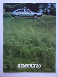 RENAULT 20 RANGE orig 1980 UK Mkt Full 36pp Sales Brochure - LS TS TX 2.2 TD - Picture 1 of 17