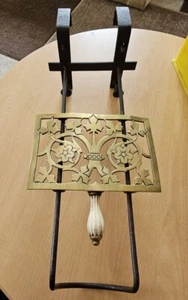 Antique Victorian Sliding Fireplace Trivet by William Tonks and Sons WT&S c1880s - Picture 1 of 15