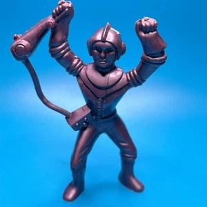 VINTAGE PLASTIC 1950's ARCHER FUTURISTIC SPACEMAN ALIEN MARS MAN- PURPLE - Picture 1 of 6