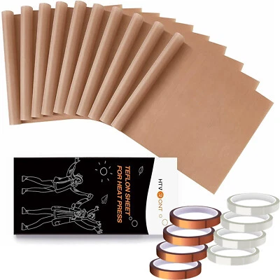 Reusable Heat Resistant Teflon Sheet for Heat Press, Sublimation Paper Non-Stick - image 1 of 4
