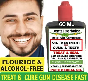 PFLANZÖL SCHNELLMITTEL ZAUGUMMIKRANKHEIT GINGIVITIS PARODONTITIS ORALE SCHMERZEN 60 ML - Bild 1 von 5