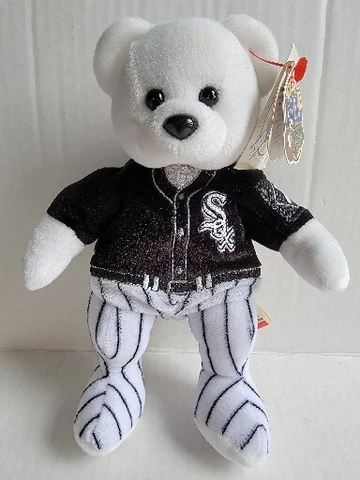 Authentic Official Chicago White Sox Team ML Bears (1999) plush with P.E. pellet Cover