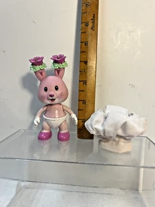 1 Kidsview Tea Bunnies Tea Party Sweet Azalea Vintage Pink Rabbit W Chef Hat - Picture 1 of 4