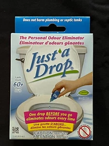 JUST A DROP Eucalyptus Bathroom Odor Eliminator 15ml NEW - Picture 1 of 6