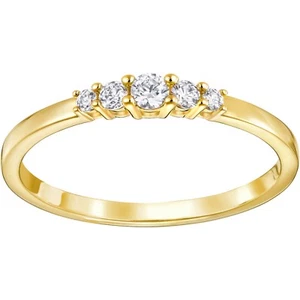 Anello DONNA Swarovski Frisson 5257541 5240568 mis 55 58 ring Veretta oro dorata - Imagen 1 de 1