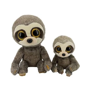 Juego de 2 peluches de peluche TY Beanie Boo perezosos colgantes de 6" y 9" - Imagen 1 de 6