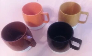 Vintage CUPanions By Dinex Thermos 8 OZ CUPS 4 EACH - Picture 1 of 2